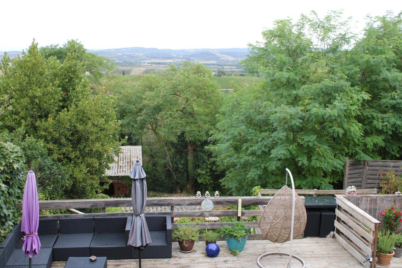 Le Chat Botte - Vankantiehuis In Languedoc-Roussillion Bed & Breakfast Routier Eksteriør bilde